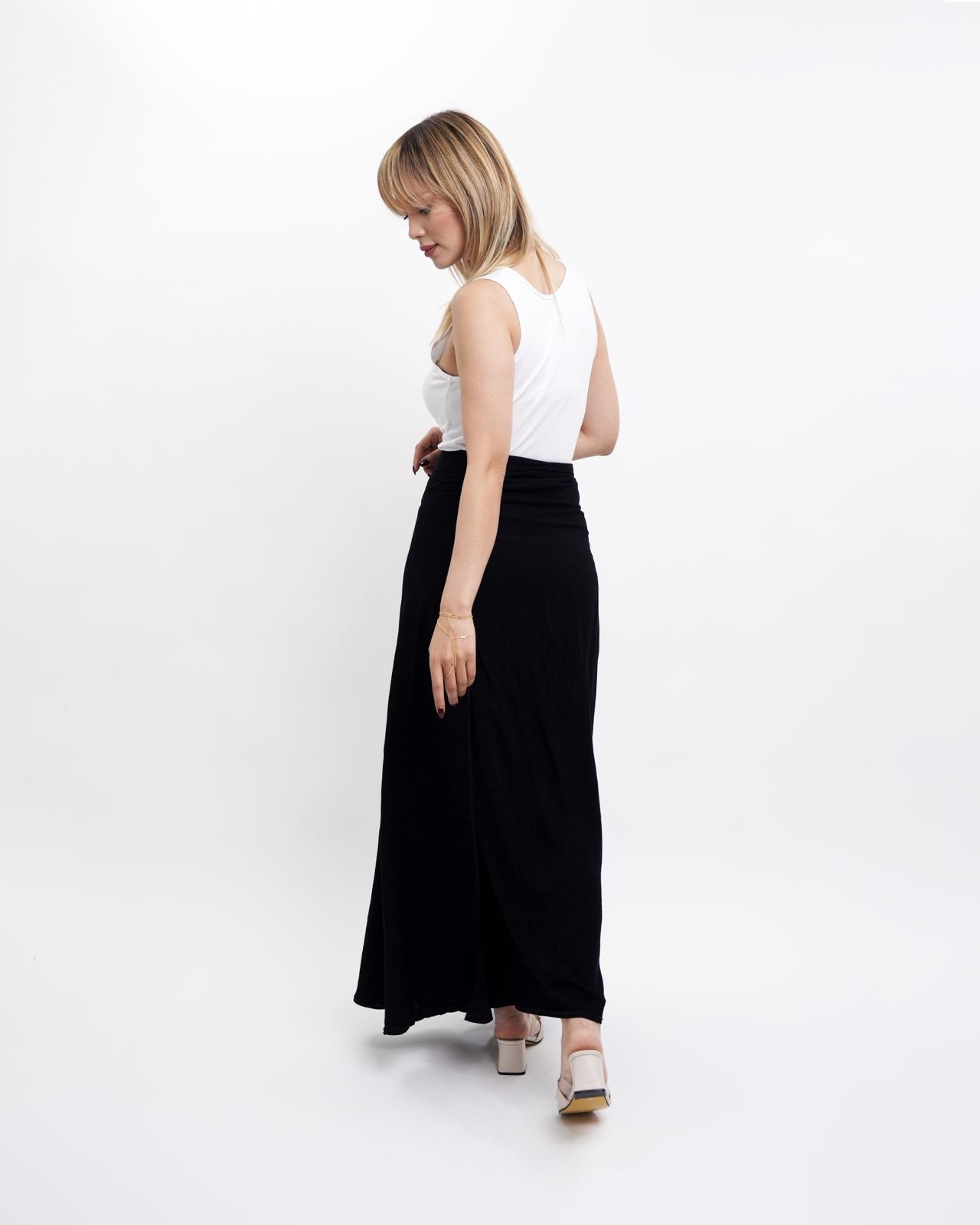 Düz siyah etek - Görsel 5