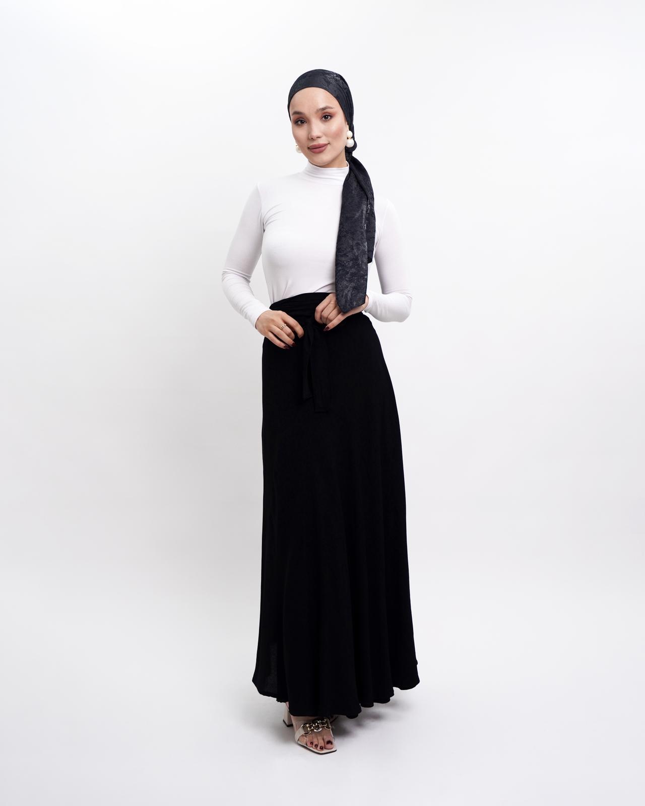 Düz siyah etek - Görsel 3