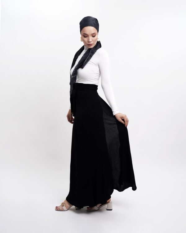 Düz siyah etek - Görsel 4